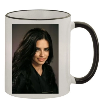 Adriana Lima 11oz Colored Rim & Handle Mug