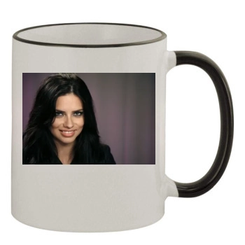 Adriana Lima 11oz Colored Rim & Handle Mug