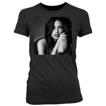 Adriana Lima Women's Junior Cut Crewneck T-Shirt