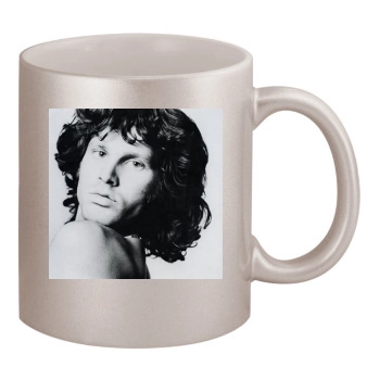 James Douglas Morrison 11oz Metallic Silver Mug