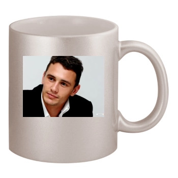 James Franco 11oz Metallic Silver Mug