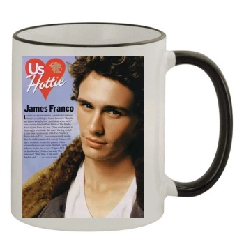 James Franco 11oz Colored Rim & Handle Mug