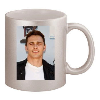 James Franco 11oz Metallic Silver Mug