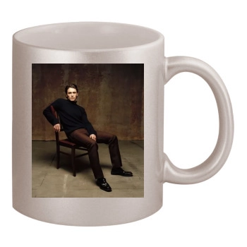 James Franco 11oz Metallic Silver Mug