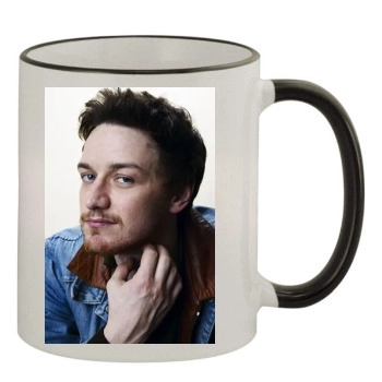 James Mcavoy 11oz Colored Rim & Handle Mug