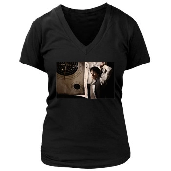 James Mcavoy Women's Deep V-Neck TShirt