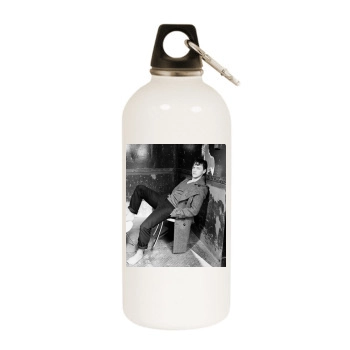 James Mcavoy White Water Bottle With Carabiner