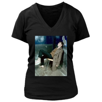 James Mcavoy Women's Deep V-Neck TShirt