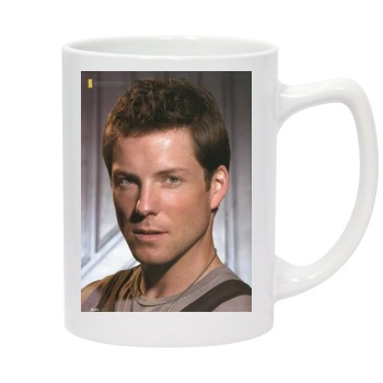 Jamie Bamber 14oz White Statesman Mug