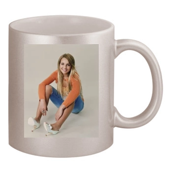 Jamie Lynn Spears 11oz Metallic Silver Mug