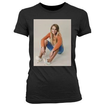 Jamie Lynn Spears Women's Junior Cut Crewneck T-Shirt