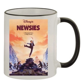 Newsies (1992) 11oz Colored Rim & Handle Mug