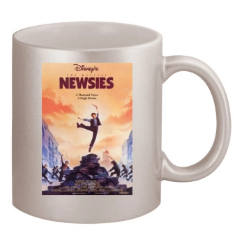 Newsies (1992) 11oz Metallic Silver Mug