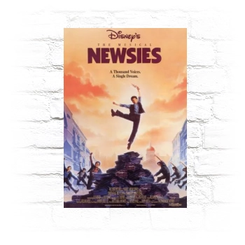 Newsies (1992) Metal Wall Art