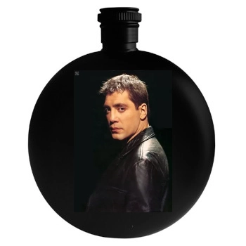 Javier Bardem Round Flask