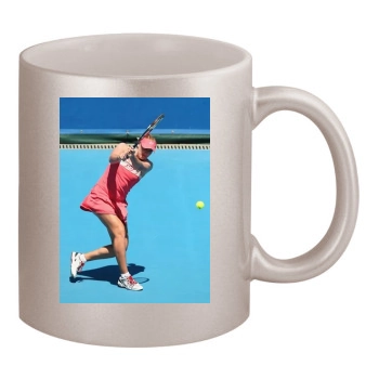 Jelena Dokic 11oz Metallic Silver Mug