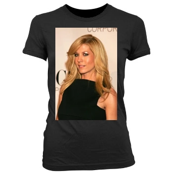 Jenna Elfman Women's Junior Cut Crewneck T-Shirt