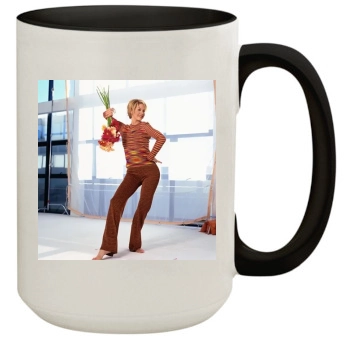 Jenna Elfman 15oz Colored Inner & Handle Mug