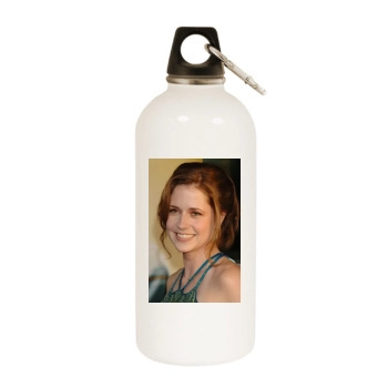 Jenna Fischer White Water Bottle With Carabiner