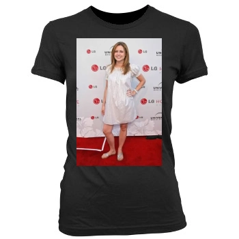 Jenna Fischer Women's Junior Cut Crewneck T-Shirt