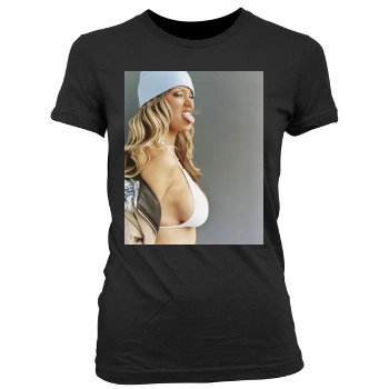 Jenna Jameson Women's Junior Cut Crewneck T-Shirt