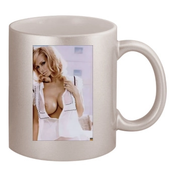 Jenna Jameson 11oz Metallic Silver Mug