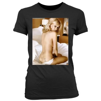 Jenna Jameson Women's Junior Cut Crewneck T-Shirt