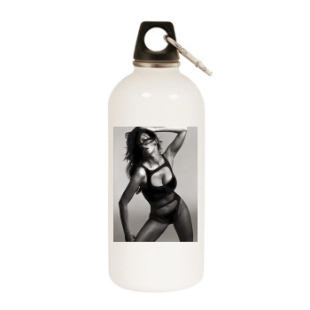 Jenna Jameson White Water Bottle With Carabiner