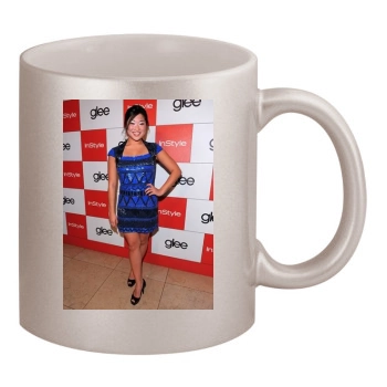 Jenna Ushkowitz 11oz Metallic Silver Mug