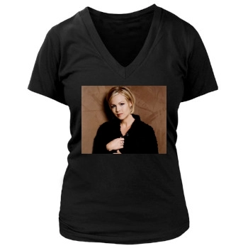 Jennie Garth Women's Deep V-Neck TShirt