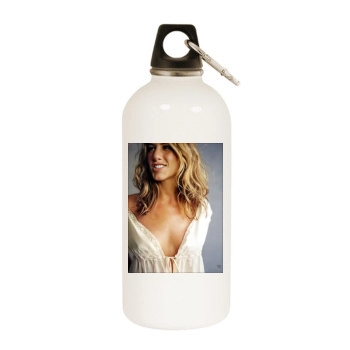 Jennifer Aniston White Water Bottle With Carabiner