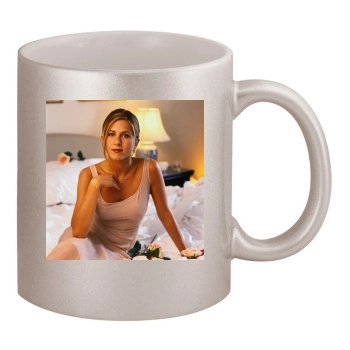 Jennifer Aniston 11oz Metallic Silver Mug