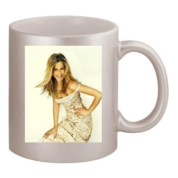 Jennifer Aniston 11oz Metallic Silver Mug