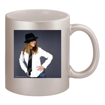 Jennifer Aniston 11oz Metallic Silver Mug