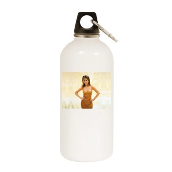 Jennifer Aniston White Water Bottle With Carabiner