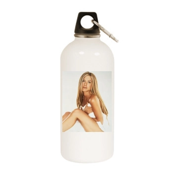 Jennifer Aniston White Water Bottle With Carabiner