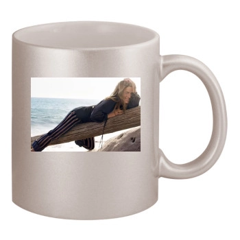 Jennifer Aniston 11oz Metallic Silver Mug