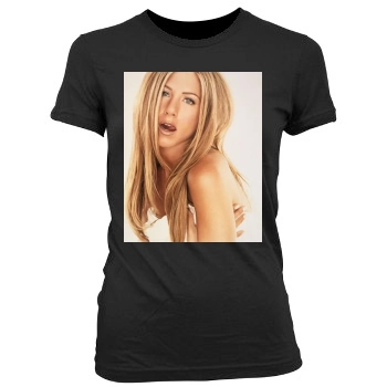 Jennifer Aniston Women's Junior Cut Crewneck T-Shirt