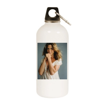 Jennifer Aniston White Water Bottle With Carabiner