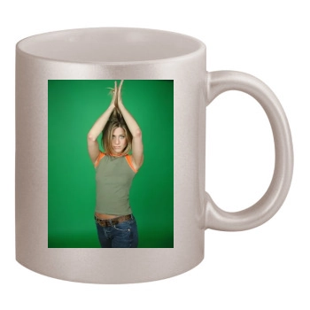 Jennifer Aniston 11oz Metallic Silver Mug