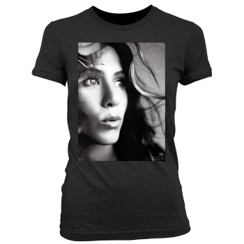 Jennifer Aniston Women's Junior Cut Crewneck T-Shirt