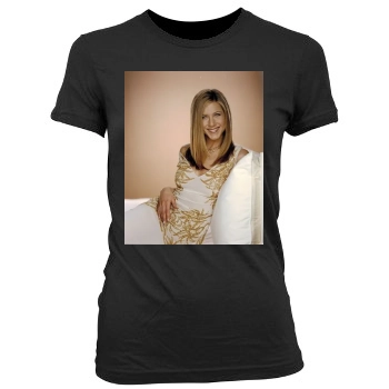 Jennifer Aniston Women's Junior Cut Crewneck T-Shirt