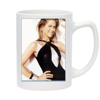 Jennifer Aniston 14oz White Statesman Mug