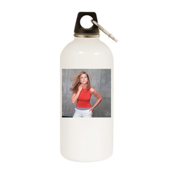 Jennifer Aniston White Water Bottle With Carabiner