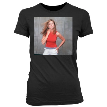 Jennifer Aniston Women's Junior Cut Crewneck T-Shirt