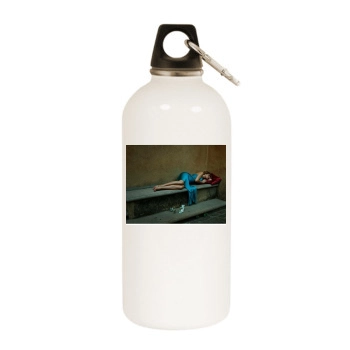 Jennifer Aniston White Water Bottle With Carabiner