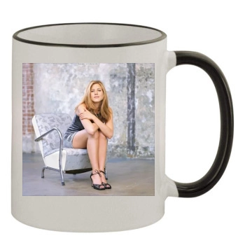 Jennifer Aniston 11oz Colored Rim & Handle Mug