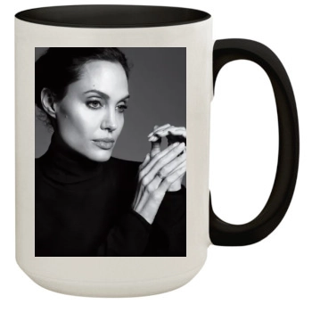 Angelina Jolie 15oz Colored Inner & Handle Mug