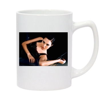 Angelina Jolie 14oz White Statesman Mug