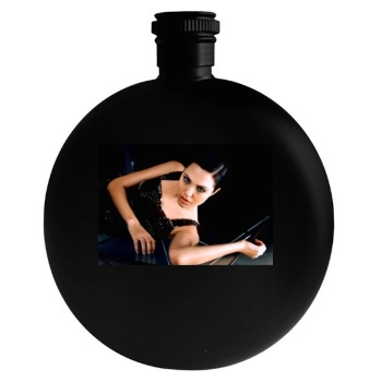 Angelina Jolie Round Flask